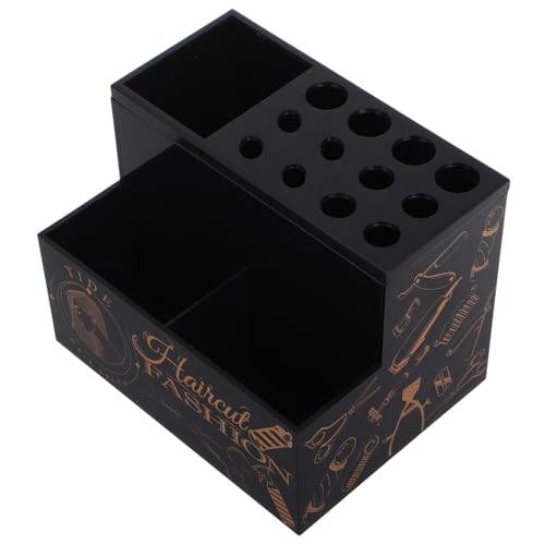 COMPUKAS Friseurscheren Organizer aus Kunststoff Großer Aufbewahrungsbehälter für Haarstyling rutschfest und Langlebig Praktischer Kammhalter für Friseursalons und Zuhause von COMPUKAS