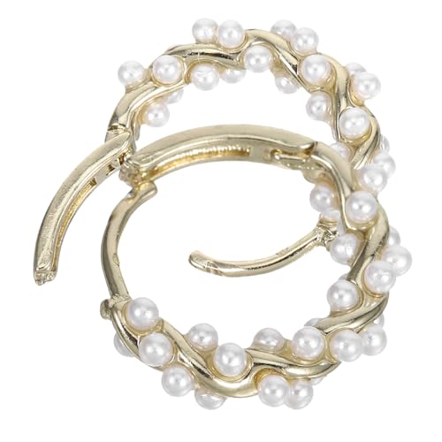 COMPUKAS Goldene Creolen Ohrringe mit Unregelmäßiger Perle und Ranken Design Kleine Ohrschmuck Damen Vielseitig für Alltag und Festliche Anlässe Geeignet COMPUKAS Goldene Creolen Ohrringe mit Unregelmäßiger Perle und Ranken Design Kleine Ohrschmuck Damen Vielseitig für Alltag und Festliche Anlässe Geeignet von COMPUKAS