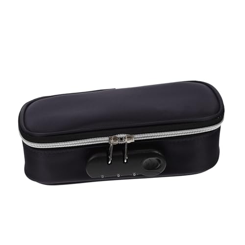 COMPUKAS Handheld Stifteetui mit Codeschloss Große Kapazität Oxford Stoff für Studenten Tragbare Federtasche Blau von COMPUKAS