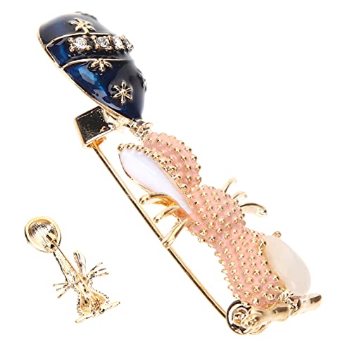 COMPUKAS Kaninchenballon Brosche für Damen Einzigartige Rabbit Pin für Frauen Outfits Hüte Schals Langlebig von COMPUKAS