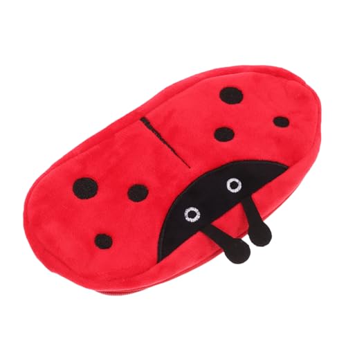 COMPUKAS Kawaii Flauschiges Tier Federmäppchen Großer Kapazität Reißverschluss Mäppchen Für Stifte Niedliches Design Vielseitig Einsetzbar Für Schulbedarf Und Kreative Aufbewahrung von COMPUKAS