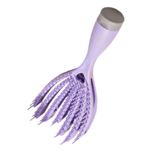 COMPUKAS Kleine Tragbare Haarbürste Entwirrungsbürste für Nasses und Trockenes Haar mit Kosmetikspiegel für Reisen und Alltag Sicheres Material von COMPUKAS