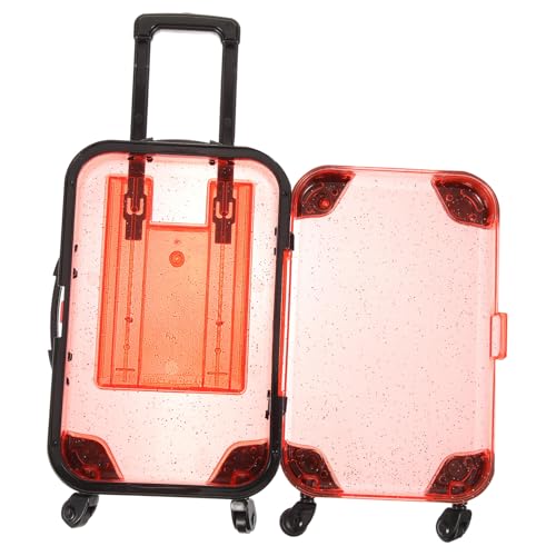 COMPUKAS Lash Storage Box Mini Koffer Form Tragbare Aufbewahrungsbox Für Falsche Wimpern Stilvoll Kreativ Geschenkidee Für Damen Reise Kosmetik Organizer von COMPUKAS