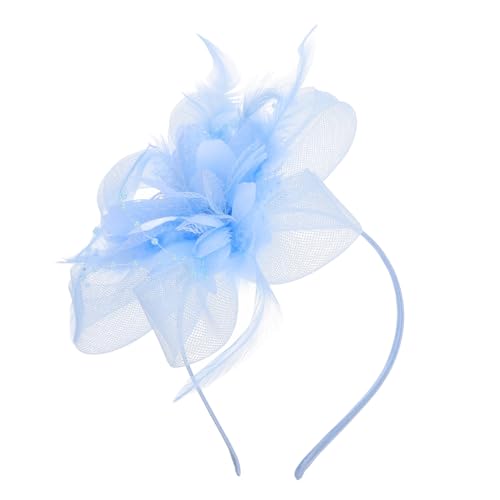 COMPUKAS Leichter Atmungsaktiver Fascinator Haarreif mit Netz und Federn Modischer Damen Eleganter Haarschmuck für Hochzeit Party und Festliche Anlässe COMPUKAS Leichter Atmungsaktiver Fascinator Haarreif mit Netz und Federn Modischer Damen Eleganter Haarschmuck für Hochzeit Party und Festliche Anlässe von COMPUKAS