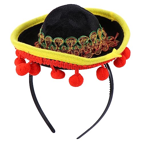 COMPUKAS Mini Haarreifen Mexiko Stirnband Dekorative Kopfbedeckung für Karneval und Partys Leicht und Langlebig Partyzubehör für Unvergessliche von COMPUKAS