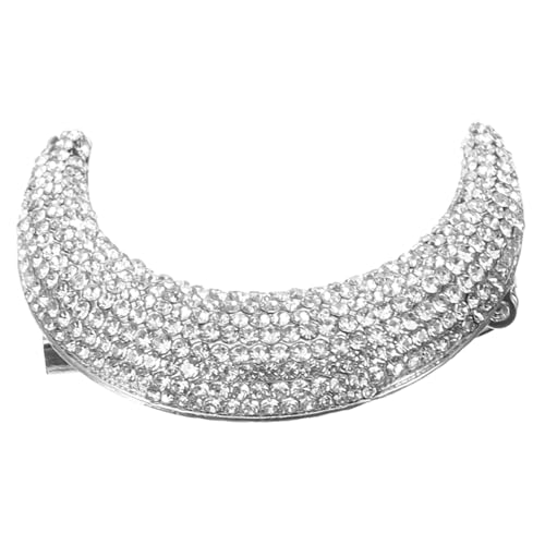 COMPUKAS Mond Brosche Pin für Frauen Strass Brosche Anstecknadel Metall Dekoration für Kleidung Rucksäcke und Schals für Weihnachten Geburtstagen und Hochzeiten von COMPUKAS