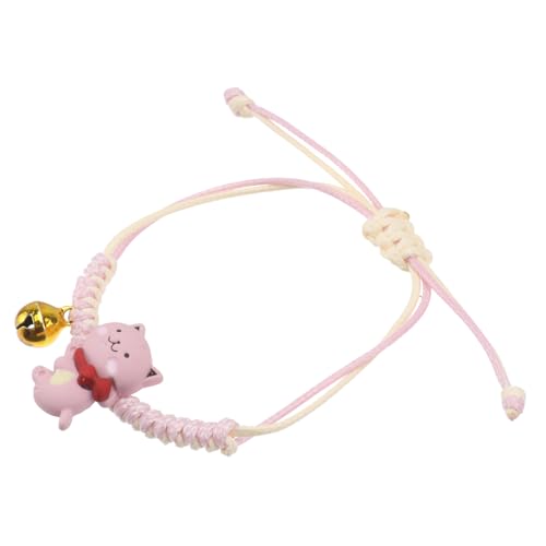 COMPUKAS Niedliches Katzen Armband Damen mit Einfachem Strickdesign Zartes Stylisches Schmuckstück für Schüler und Katzenliebhaber Leicht Anzulegen Perfektes für Freundinnen von COMPUKAS