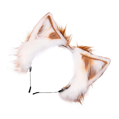 COMPUKAS Niedliches Katzenohren Haarband Cosplay Tierohren Haarreif Flauschig Verstellbar Für Faschingskostüm Mädels Karneval Party Zubehör COMPUKAS Niedliches Katzenohren Haarband Cosplay Tierohren Haarreif Flauschig Verstellbar Für Faschingskostüm Mädels Karneval Party Zubehör von COMPUKAS