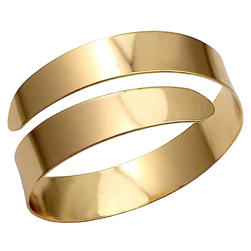 COMPUKAS Personalisierter Charm Armreif Damen Breite Manschette Legierung Trendige Armdekoration für Besondere Anlässe Stilvolle Armschmuck für Frauen für Geburtstage und Feiertage von COMPUKAS