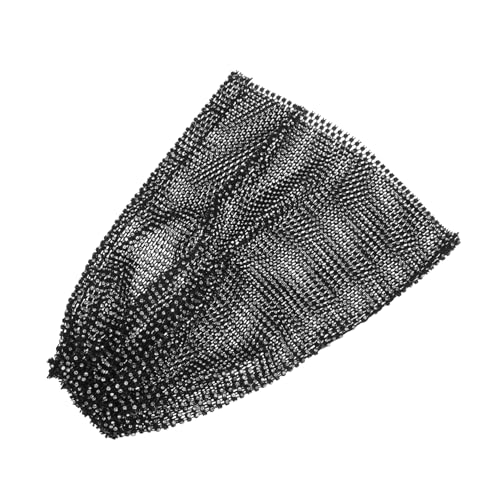 COMPUKAS Reflektierendes Elastisches Mesh Stirnband mit Funkelnden Strasssteinen Vielseitig als Kopftuch oder Turban Tragbar Atmungsaktiv und Leicht für Party Festival und Konzert bei Nacht von COMPUKAS