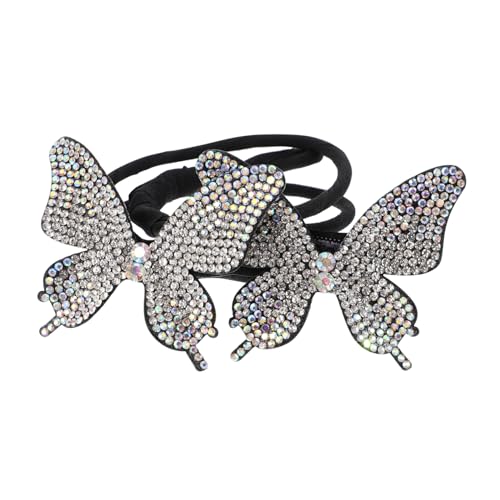COMPUKAS Rhinestone Haarknotenformer Für Frauen Und Mädchen Eleganter Dutt-haarschmuck Verstellbar Und Rutschfest Für Alltag Und Besondere Anlässe Silberne Farboption von COMPUKAS