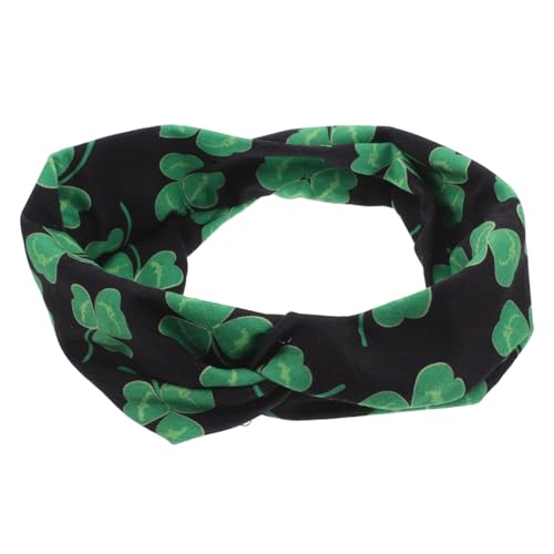 COMPUKAS St. Patrick's Day Hair Accessoires Für Frauen Shamrock Print Stirnbänder Saint Patricks Day Irish Headwear Kostüm Accessoires Party Gefallen Für Frauen Männer Kinder von COMPUKAS