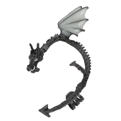 COMPUKAS Stylischer Nachtleuchtender Ohrclip Punk Ear Cuff Unisex Ohrschmuck Herren Damen Schmuckaccessoire von COMPUKAS