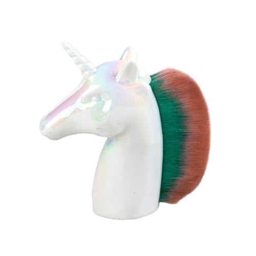 COMPUKAS Unicorn Design Make up Pinsel mit Kurzem Griff Leichter Kosmetik Puderpinsel für Nagel Haushaltsreinigung Multifunktionaler Handgriff Kosmetik Werkzeug für Damen und Mädchen von COMPUKAS