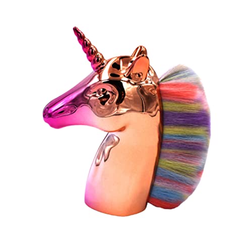 COMPUKAS Professioneller Make-up-pinsel Kosmetikpinsel Für Frauen Puder-rougepinsel Foundation-pinsel Mit Einhorn-design Goldener Griff Bunte Borsten Beutelverpackung COMPUKAS Professioneller Make-up-pinsel Kosmetikpinsel Für Frauen Puder-rougepinsel Foundation-pinsel Mit Einhorn-design Goldener Griff Bunte Borsten Beutelverpackung von COMPUKAS