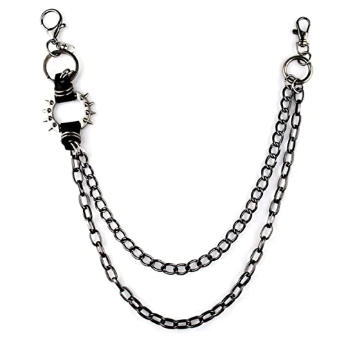 COMPUKAS Unisex Gürtelkette Robustem Material Stylische Taillenkette für Schlüssel und Geldbörse für und Kostüme Unisex Design Langlebig und Rostfrei von COMPUKAS
