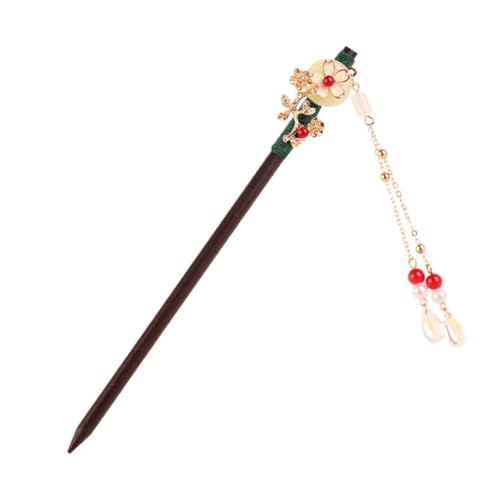 COMPUKAS Vintage Holz Haarnadel mit Quaste Chinesische Haarschmuck für Damen für Hanfu Hochzeiten und Besondere Anlässe Geeignet für Dickes und Langes Haar COMPUKAS Vintage Holz Haarnadel mit Quaste Chinesische Haarschmuck für Damen für Hanfu Hochzeiten und Besondere Anlässe Geeignet für Dickes und Langes Haar von COMPUKAS