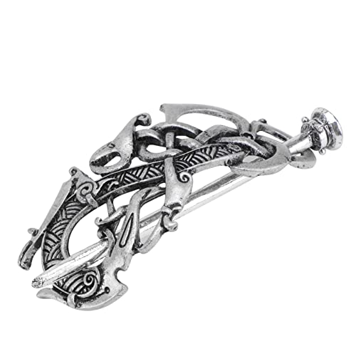 COMPUKAS Vintage Lange Geschnitzte Haarnadeln für Damen Tragbarer Retro Haarschmuck Handgefertigte Langlebige Haarklammer für Dickes Haar Einfach zu Befestigen und Stilvoll für Alltag und von COMPUKAS