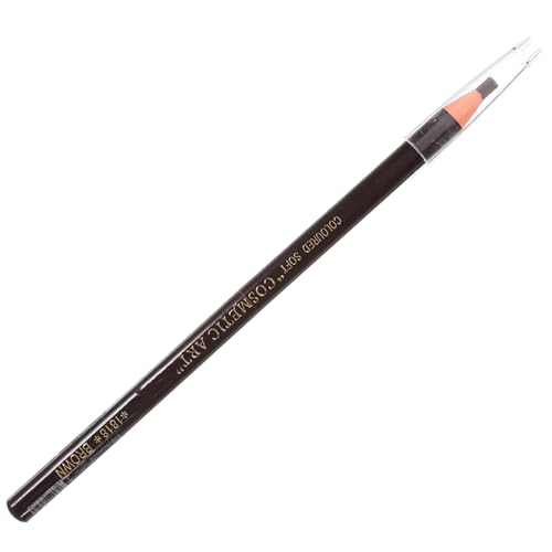 COMPUKAS Wasserfester Augenbrauenstift Tiefbraun Reißbarer Makeup Pen Spitzfrei Langanhaltend Verschmierungsfrei Natürliches Augenbrauen Make Up für Frauen von COMPUKAS