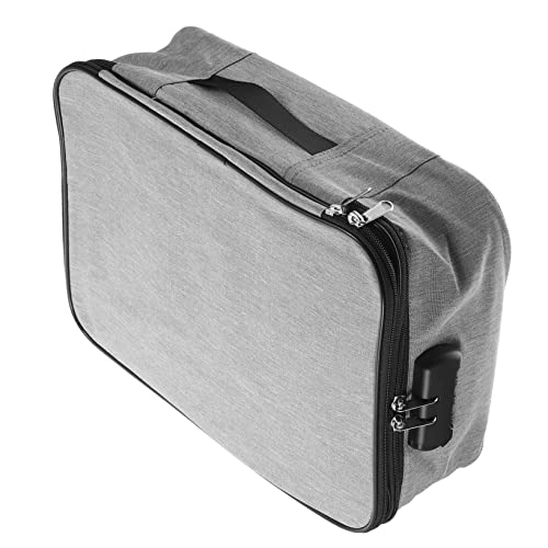 COMPUKAS wasserdichte Faltbare Dokumententasche mit Schloss Großer Mehrschicht Organizer für Zertifikate Reisepässe und Haushaltsunterlagen Vielseitig für Büro Schule und Zufällige Farbe von COMPUKAS