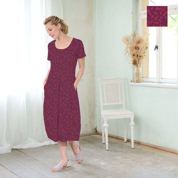 CON_STANT Ballonkleid mit Taschen 100% Baumwolle (kbA) von CON_STANT