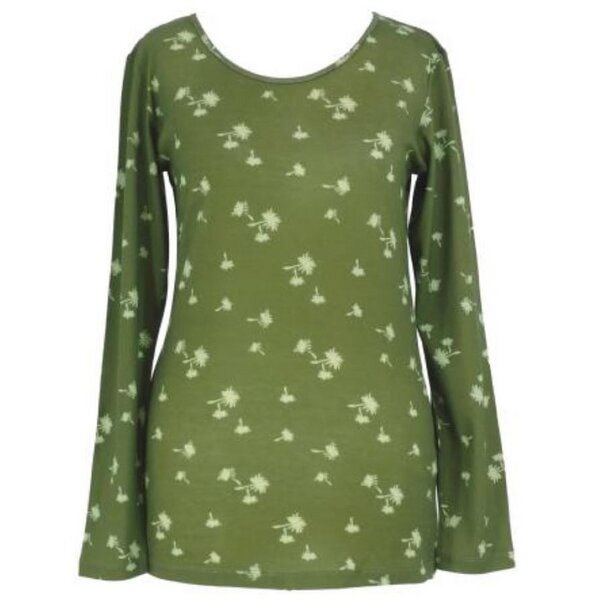 Kokon Zwo Basic Rundhalsshirt Langarm 60% Seide (peacesilk), 40% Baumwolle (kbA) von Kokon Zwo