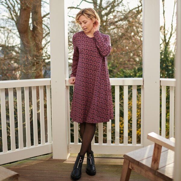 CON_STANT Kleid mit V-Ausschnitt 95% Baumwolle (kbA) von CON_STANT