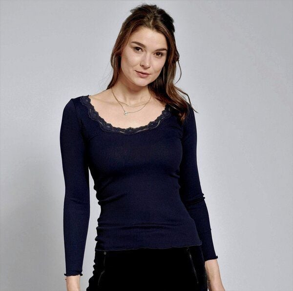 Kokon Zwo Langarmshirt 70% Seidenrippe (peacesilk), 30% Baumwolle (kbA) von Kokon Zwo