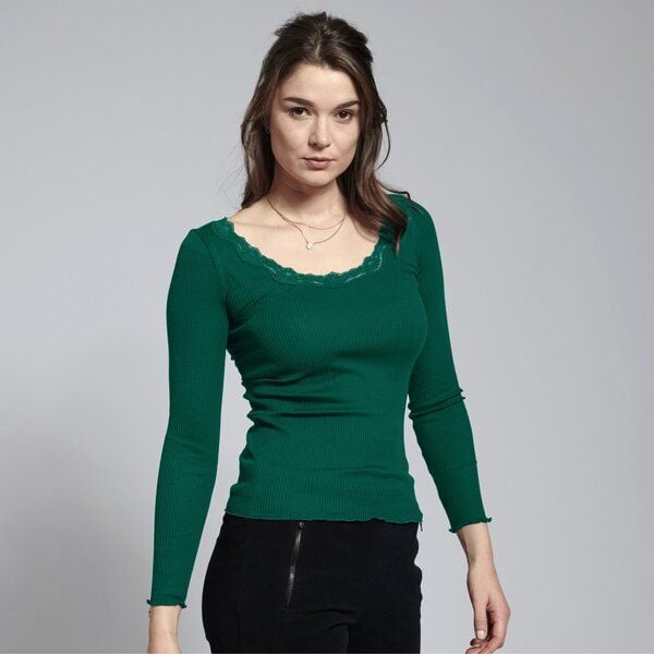 Kokon Zwo Langarmshirt 70% Seidenrippe (peacesilk), 30% Baumwolle (kbA) von Kokon Zwo