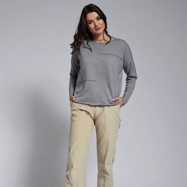 CON_STANT Pullover mit Außennähten 100% Merinowolle (kbT) von CON_STANT