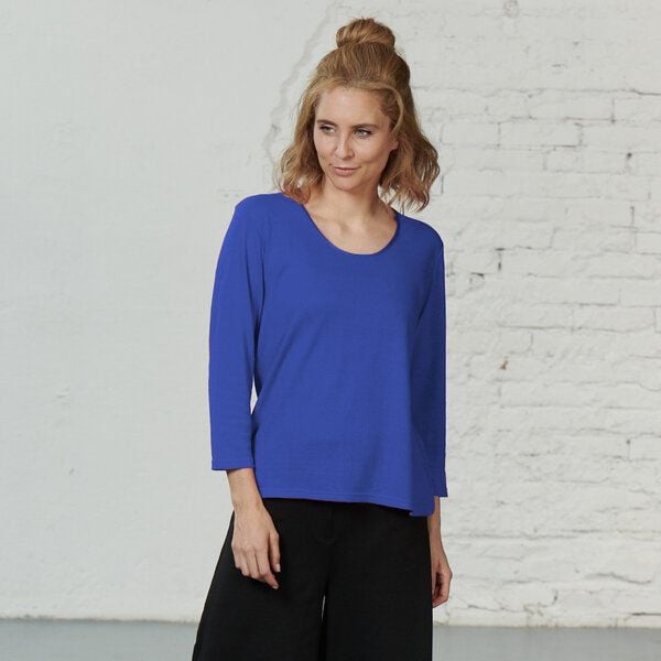 Kokon Zwo Rundhalsshirt 3/4-Arm 100% Bouretteseide von Kokon Zwo