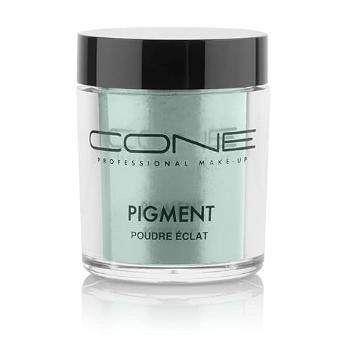 Diamond Pigment, leuchtende Formel, die Ihren Lidschatten oder Lippenschatten mit einem glänzenden Finish hervorhebt, 3g (Green Smoke) von CONE