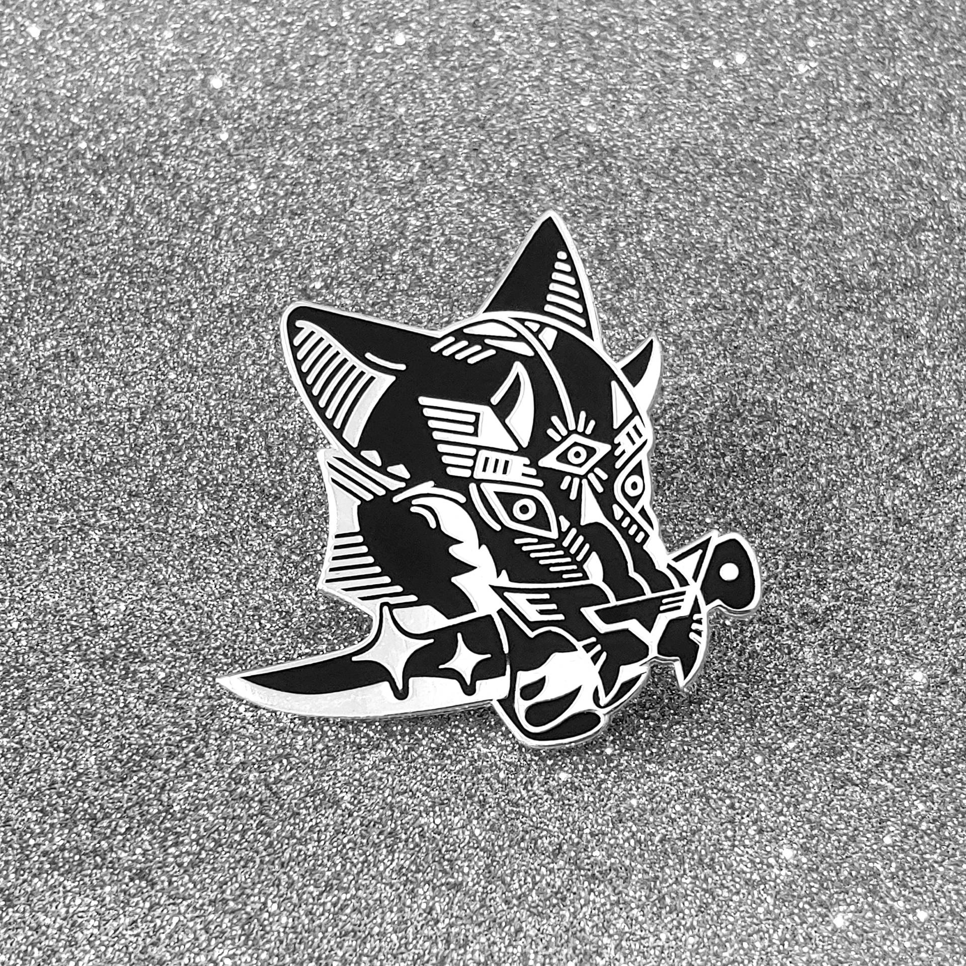 Victorious Punk Messer Katze Hard Enamel Pin Gen. 2 Seconds Sale von CONExBONE