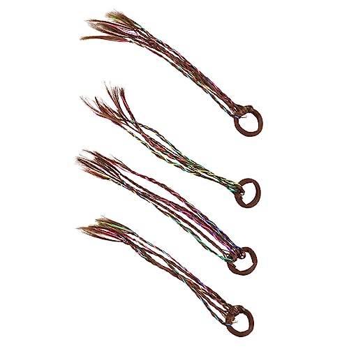 CONGARTENO Perücke Für Jungen Und Mädchen Zöpfe 4 Stück Haarseile Party-kopfschmuck Einfach Zu Tragen Für Kleinkinder von CONGARTENO