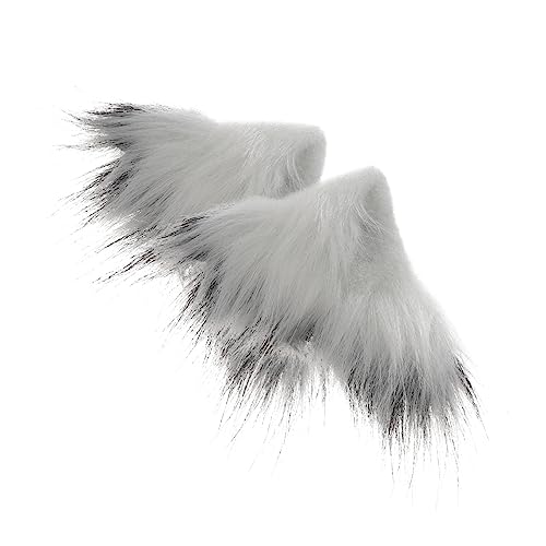 CONGARTENO 1paar Plüsch Tierohren Haarspangen Für Cosplay Flauschige Haarnadeln Für Damen Adorable Haarschmuck Für Verschiedene Outfits Für Kostümpartys Und Fotoshootings Hochwertige von CONGARTENO