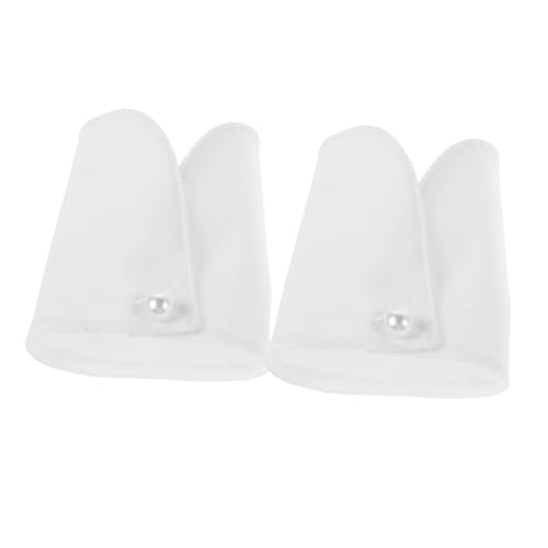 CONGARTENO Abnehmbare Manschetten Aus Polyester-baumwolle Gefälschte Handgelenkmanschetten Abnehmbare Hemdmanschetten Für Kleidung Hemden Mäntel Zubehör von CONGARTENO