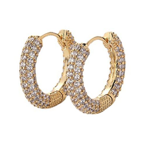CONGARTENO 1 Paar Retro Zircon Ohrringe für Damen Vintage Knorpel Creolen Ohrschmuck für Alltag und Besondere Anlässe Elegantes Design für Outfit von CONGARTENO