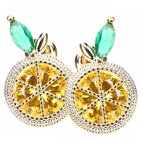 CONGARTENO 1 Paar Zitrone Ohrstecker ohrringe Zitrone Zubehör süße Ohrstecker Zitrone Schmuck Ohrschmuck Ohr Zubehör Kupfer CONGARTENO 1 Paar Zitrone Ohrstecker ohrringe Zitrone Zubehör süße Ohrstecker Zitrone Schmuck Ohrschmuck Ohr Zubehör Kupfer von CONGARTENO