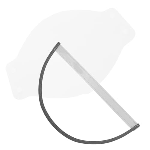 CONGARTENO Regenponcho Hutkrempe Und Gesichtsabdeckung Für Regenmantelmaske Austauschbarer Schutz Aus Sicherem Kunststoff Leicht Zu Reinigen von CONGARTENO