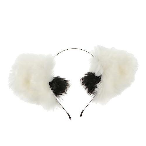 CONGARTENO Katzen Ohr Haarband Aus Plüsch Stirnband Für Tier Cosplay Party Kopfbedeckung Leicht Und Detailreich von CONGARTENO