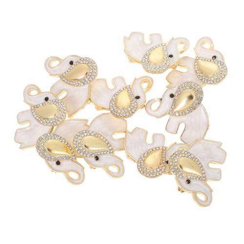 CONGARTENO 10 Stück Teiliges Broschen mit Funkelnden Strasssteinen Modische Koreanisch Inspirierte Anstecknadeln für Damen Eleganter Schmuck für Blazer Pullover Kleider und Jacken von CONGARTENO