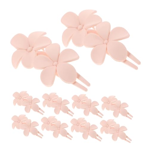 CONGARTENO 10 Stück Teiliges Matte Blüten haarklammern Rutschfeste Große Seitenclips für Dickes Haar Vielseitige Haarschmuck accessoires für Frauen Flexible Haarspangen für Stilvolle Looks von CONGARTENO