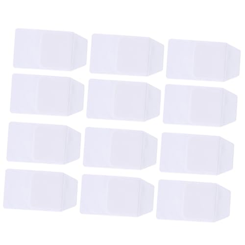 CONGARTENO 12 Stück Teiliges PVC Stifthüllen für Ärzte und Krankenschwestern Strapazierfähige Kompakte Einstecktaschen zur Sicheren Aufbewahrung von Stiften und Schreibgeräten Weiß von CONGARTENO