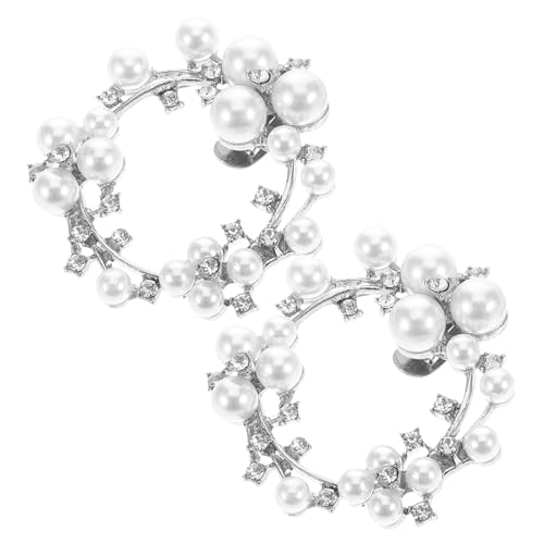 CONGARTENO Schuhclips Mit Strasskristallen Abnehmbare Schuhclips Für High Heels Dekorative Schuhaccessoires Für Frauen Schuhanhänger Für Hochzeiten Für Damen von CONGARTENO