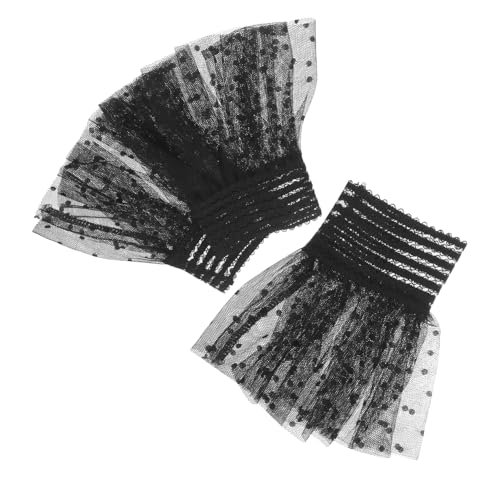 CONGARTENO Falsche Spitzenärmel Handgelenkmanschetten Damen Abnehmbare Spitzenmanschetten Gefälschte Ärmel Für Ärmel Elegant von CONGARTENO