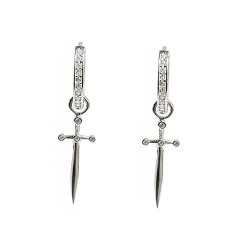 CONGARTENO 1Paar Ohrhänger mit Hypoallergen Elegantes Design für Damen Besondere Anlässe oder Platinfarbe CONGARTENO 1Paar Ohrhänger mit Hypoallergen Elegantes Design für Damen Besondere Anlässe oder Platinfarbe von CONGARTENO