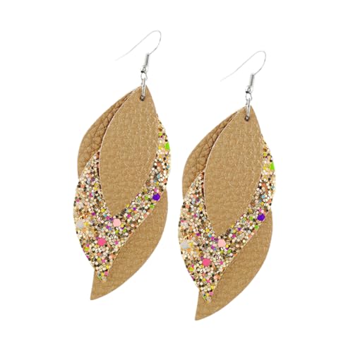 CONGARTENO 1Paar Pailletten Ohrringe Dangler für Frauen Dreilagige Khaki Ohrhänger mit Modischem Design Partys Geburtstage Besondere Anlässe CONGARTENO 1Paar Pailletten Ohrringe Dangler für Frauen Dreilagige Khaki Ohrhänger mit Modischem Design Partys Geburtstage Besondere Anlässe von CONGARTENO