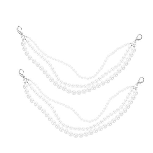 CONGARTENO Perlen-schuhketten Stiefelketten Dekorative Schuhketten Für Damen Schuhschmuck Mit Perlen Schnell Anbringbare Für Sneaker Und Stiefel von CONGARTENO