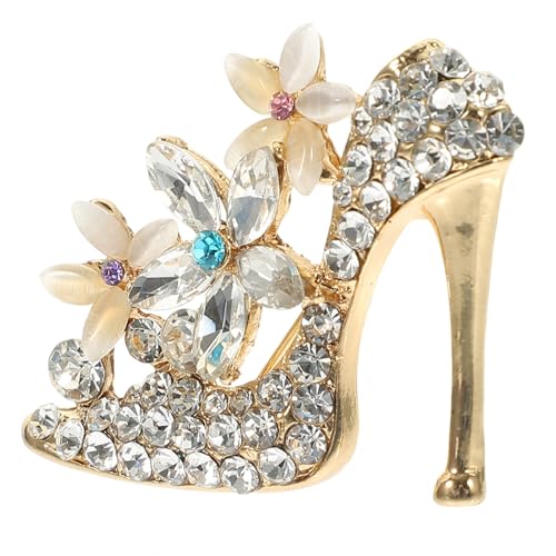 CONGARTENO Legierungsbrosche High Heel Design Brosche Elegante Brosche Für Kleidung Taschen Rucksäcke Mützen Schals Dekoration Geschenk Damen Anlässe von CONGARTENO