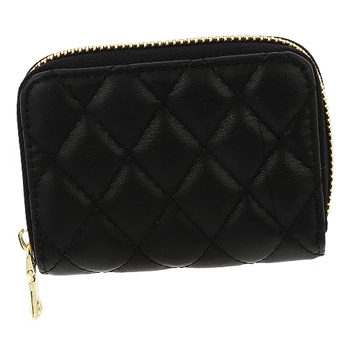 CONGARTENO 1stück Pu Reißverschluss Kartenetui Multifunktionale Geld Karten Und Münzaufbewahrungstasche Im Klassischen Design Für Damen Und von CONGARTENO